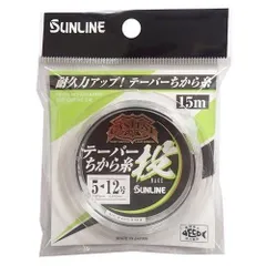 SUNLINE サンライン CASTEST テーパー力糸投 15M クリア #5-12のサムネイル