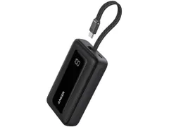 【新品・3営業日で発送】ANKER アンカー Anker Zolo Power Bank (10000mAh 30W Built-In USB-Cケーブル) ブラック