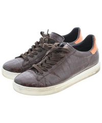 希少モデル】ARMANI JEANS クラッキングレザー スニーカー 42 - メルカリ