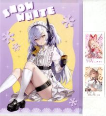 [중고] 상품 세트 스노우 화이트 & 브레디 & 크러스트 클리어 파일 & 포토 풍 카드 세트 [이치 반 쿠지 승리의 여신 : NIKKE CHAPTER7] K상