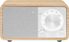 【国内正規品】Sangean WR-301 ワイドFM対応 FMラジオ・Bluetoothスピーカー (ホワイトオーク/パールホワイト)as 3d089fd7
