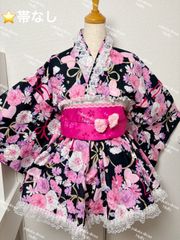 浴衣ドレス 大人用 姫ギャル 花 地雷 フリルレース 薔薇 バラ - メルカリ