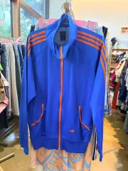 アディダス 青 ジャージ トラックジャージ トップス ブラジル