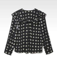 W FACE FLOWER JACQUARD SHIRRING TOPS クラネ - メルカリ
