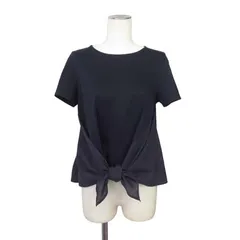 デュアルヴュー DUAL VIEW Tシャツ カットソー リボン 42 紺のサムネイル