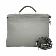 フェンディ(Fendi) フェンディ ハンドバッグ モンスター セレリア レザー グレー  2wayバッグメンズのサムネイル
