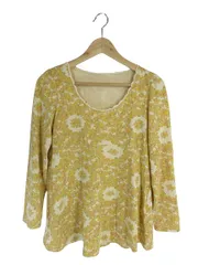 フランシュリッペ franche lippee プルオーバー シャツ ブラウス 長袖 花柄 ベージュ サイズM QQQのサムネイル
