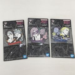 조조의 기묘한 모험 GOLDEN WIND HITMAN TEAM 이치 반 쿠지 K상 러버 매력 3종 3개 세트 리조토 네에로 멜로네 프로슈트