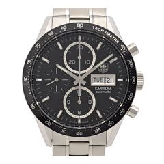 美品】タグ・ホイヤー カレラ デイト 自動巻き39mm ステンレス