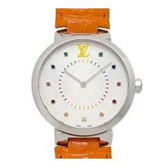 ルイヴィトン タンブール スリム MM レインボー QA159Z クオーツ ステンレススティール メンズ ボーイズ LOUIS VUITTON【中古】 【時計】のサムネイル