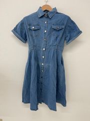 アルマーニエクスチェンジ デニム ワンピース DRESS S インディゴ