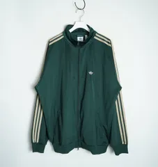 美品 adidas アディダス IN1001 BECKENBAUER TRACKTOP SHADOW GREEN ベッケンバウアー トラック ジャケット ジャージ 緑 サイズXL 3234Q♪