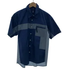 【中古】　SILAS　ストライプシャツ　半袖　トップス　レギュラーカラー　胸ポケット　古着　/1125のサムネイル
