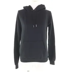 美品★CELINE セリーヌ 2Y006632E コットン100％ エディ期 バックロゴ プルオーバー パーカー ブラック S 日本製 正規品 レディースのサムネイル