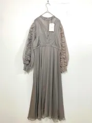 タグ付き GIRL ガール 結婚式/二次会/パーティー フリル付きボリューム袖 デザイン ワンピース  ■■◎レディース