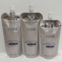 ELIXIR ブライトニング 化粧水 乳液 セット さっぱり つめかえ用