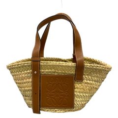 LOEWE ロエベ✥スエード レザートートバッグ バケット型✥ポーチ付き美