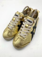 Onitsuka Tiger 오니츠카 타이거 1183B566 MEXICO 66 멕시코 66 로우 컷 스니커 size24cm/골드 ■■◎레이디스