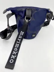 marimekko マリメッコ Essential Bucket Unikko ウニッコ クロスボディ ショルダー バッグ 濃紺  ■■◎レディース