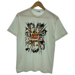 【中古】　GUNZE　Tシャツ　90s vintage　90年代　OLD　半袖　トップス　クルーネック　キャラクター　ストリートファイターII　格ゲー　プリント　日本製　古着　/1953