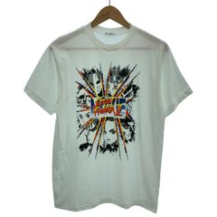 【中古】　GUNZE　Tシャツ　半袖　トップス　クルーネック　キャラクター　ストリートファイターII　格ゲー　プリント　日本製　古着　/1953