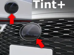Tint+ 水洗→再利用Ok エンブレム スモークフィルム IS 3型後期(スモーク 20％ 前後2枚セット) レクサスIS IS300 IS350 IS500 IS300h ASE30 GSE31 AVE30 AVE35 USE30 3型のサムネイル