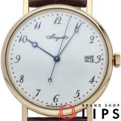 ブレゲ クラシック シリシオン オートマチック 38mm 5177BA/29/9V6 箱 保証書 K18YG/革 メンズ時計 ホワのサムネイル