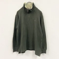 Henry Cotton's　ヘンリーコットンズ　ハーフジップニットセーター　緑　グリーン　Mサイズ　古着のサムネイル