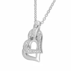 PIAGET ピアジェ ダイヤモンド ライムライト ダブルハート パヴェダイヤモンド ネックレス G33L3400 750 K18 WG ホワイトゴールド【送料無料】【中古】TMR2602270010のサムネイル