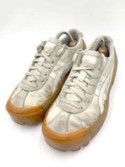 Onitsuka Tiger 오니츠카 타이거 1183A585 DELEGATION CHUNK 후저 스니커 size24. 5/오프 화이트 ■■ 레이디스