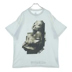 NEXUS7 (ネクサスセブン) × MODERATE GENERALLY ADU CAMO モデレートジェネラリー デジカモ パロディプリント クルーネック 半袖Tシャツ カットソー ホワイト RMA-NGS-T0Aのサムネイル
