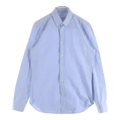 Maison Margiela (メゾンマルジェラ) ボタンダウン コットン 長袖シャツ ブルー 30DL030444034のサムネイル