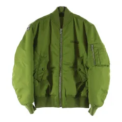 GUCCI (グッチ) フロントロゴ ナイロン ツイル ボンバージャケット ライトグリーン 793550 Z8BU4のサムネイル