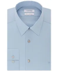 カルバンクライン メンズ トップス シャツ Calvin Klein Mens SlimFit Stretch Dress Shirt Light Blue ブルー