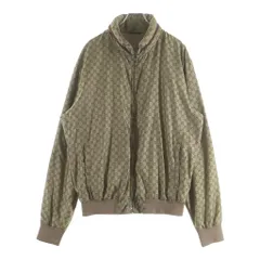 GUCCI (グッチ) GG柄 ナイロン ライトジャケット ゴールド 2009 219382 Z7313 シルバー金具のサムネイル