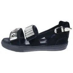 TOGA PULLA (トーガ プルラ) STUDIOUS別注 METAL SNEAKER SANDAL メタルスニーカーサンダル レディース ブラック/シルバーのサムネイル
