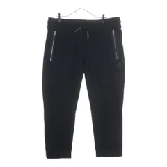 MONCLER (モンクレール) 19AW ラバーワッペンロゴ ジップポケット スウェットトラックパンツ ブラック E20918709200 8098Uのサムネイル