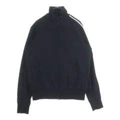 Y-3 (ワイスリー) ラバーワッペンロゴ サイドライン ジップアップ トラックジャケット ブラック 1AX001のサムネイル