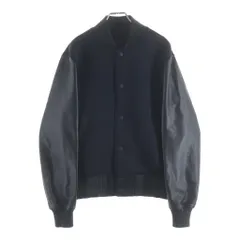GIVENCHY (ジバンシィ) レザー切替エンボスバックロゴボンバージャケット ブルゾン ブラック BM00K960TFのサムネイル