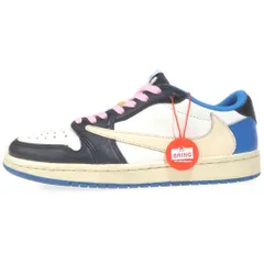 NIKE (ナイキ) ×TRAVIS SCOTT FRAGMENT DESIGN AIR JORDAN 1 LOW トラヴィススコット フラグメント エアジョーダン1 ローカットスニーカー US6/24cm DM7866-140