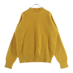 MSGM (エムエスジーエム) ウール混 長袖モックネックニットセーター イエロー 2540MM137のサムネイル