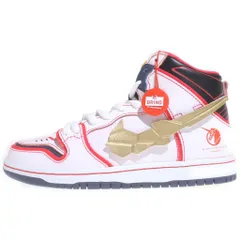 NIKE (ナイキ) NIKE SB DUNK HIGH PRO QS SB ダンク ハイ プロ QS ガンダム ユニコーン スニーカー ホワイト/レッド US7/25cm DH7717-100のサムネイル