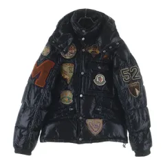 MONCLER (モンクレール) K2スペシャル ロゴワッペン ジップアップ ナイロンダウンジャケット ブラック 41305/50/68950のサムネイル