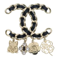 CHANEL (シャネル) ココマーク チャーム アイコン ブローチ ピンバッジ ゴールド B18/Vのサムネイル