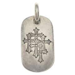 CHROME HEARTS レイズドセメタリークロスドッグタグ1998NYC限定 CHROME HEARTS レイズドセメタリークロスドッグタグ1998NYC限定 - メルカリ