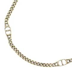 Christian Dior (クリスチャンディオール) DIOR CD ICON チェーンリンク ネックレス ゴールド Ag925のサムネイル