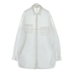 Yohji Yamamoto (ヨウジヤマモト) 18AW 環縫いブロード コットン長袖シャツ ホワイト HV-B09-001のサムネイル