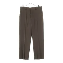 Maison Martin Margiela (メゾンマルタンマルジェラ) Polyester Slacks Pants ポリエステルスラックスパンツ ブラウン SH2KA0052のサムネイル