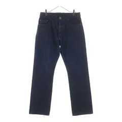 CHROME HEARTS (クロムハーツ) DNM PANTS CRS BTN INDIGO クロスボールボタン スクロールラベル ボタンフライデニムパンツ インディゴのサムネイル