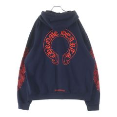 CHROME HEARTS ネイビー レッド フローラルクロス ホースシュー - メルカリ